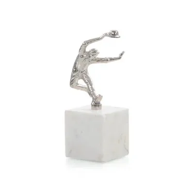 Dancing Men Sculpture III in Nickel