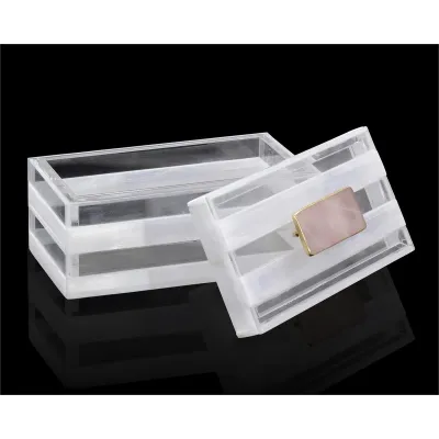 Selenite and Glass Box