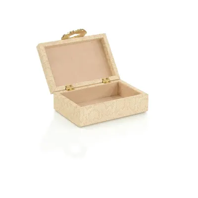 Dazzle Vegan Snakeskin Box Small 3"H x 9"W x 6"D