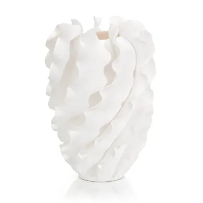 Flirren Vase, Large White