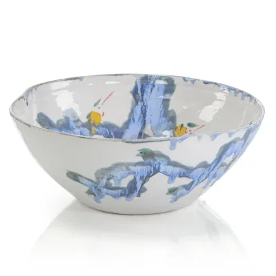 Azure Inkspill Bowl