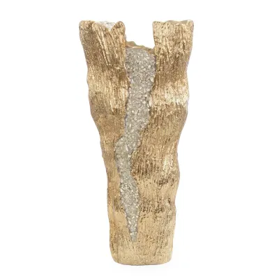 Cascade Vase, Large Brass