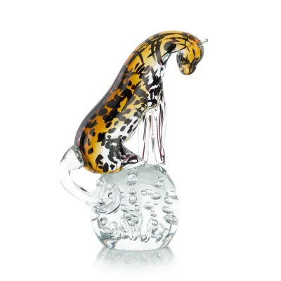 Abstract Cheetah Sculpture