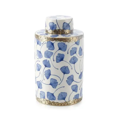 Lidded Ginkgo Jar Large