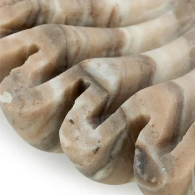 Scalloped Marble Tray
