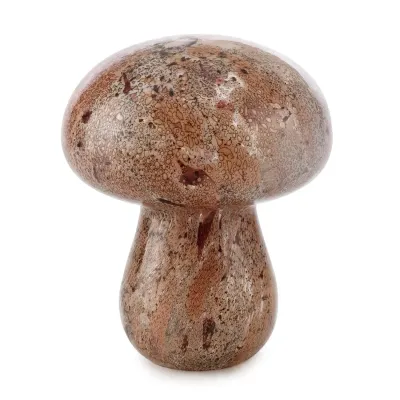 Glass Mushroom Sculpture