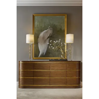 Sakura Brass Sculpture on Marble