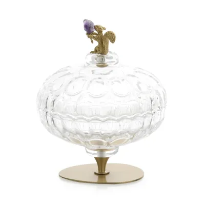 Brass Squirrel Perfume Bottle