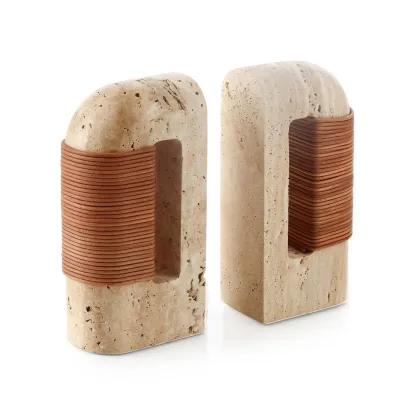 Tibur Bookends Set of 2