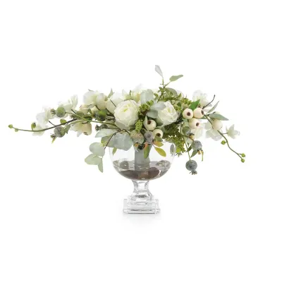 Berries & Roses 15"H x 29"W x 16"D