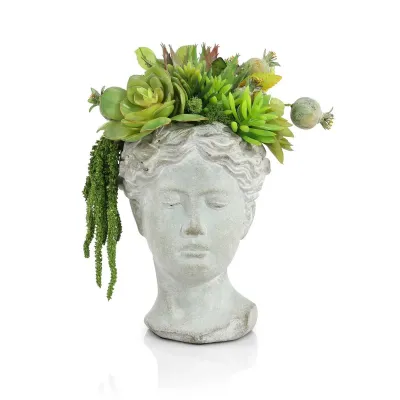 Grecian Head Vase