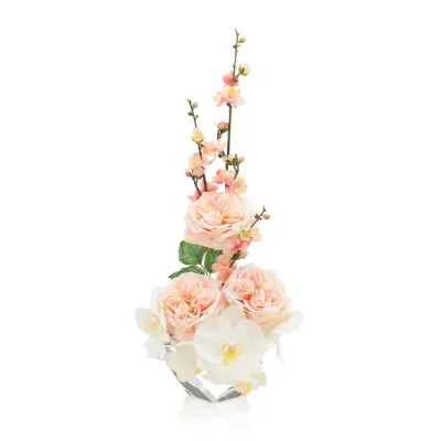 Pink Rose Blossoms