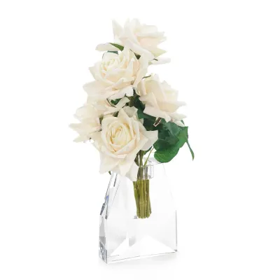 Crystal Rose Vase