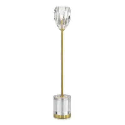 Faceted Crystal Buffet Lamp