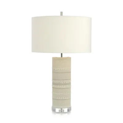 Beaded Column Table Lamp