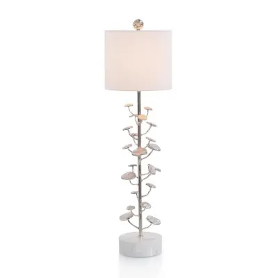 Nickel-Plated Table Lamp