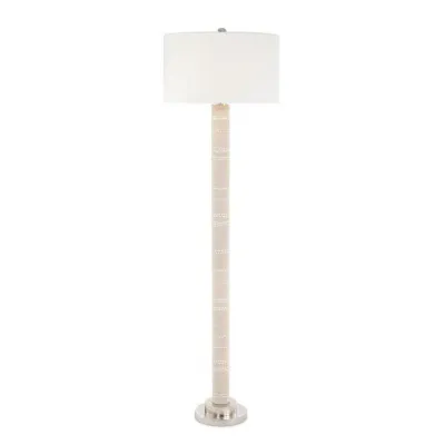 Hand-Beaded Floor Lamp