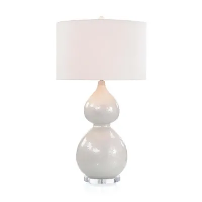 Pearlized White Table Lamp