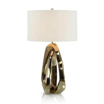 Amorphic Brass Table Lamp