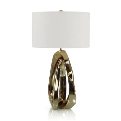 Amorphic Brass Table Lamp