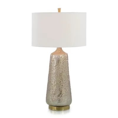 Champagne Enameled Table Lamp