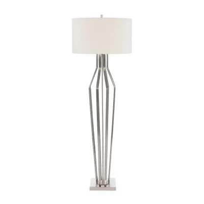 Curved Frame Stainless Steel Floor Lamp