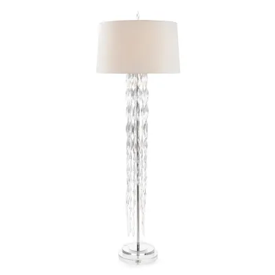 Marquise Crystal Floor Lamp 24"H X 22"W X 73.5"D