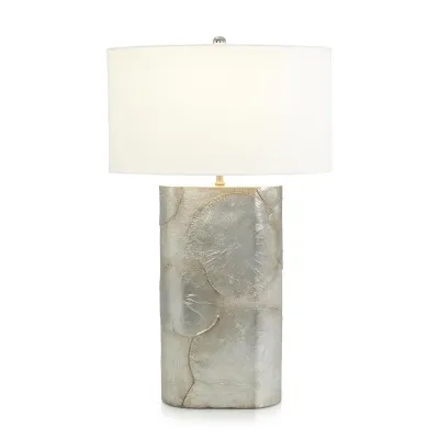 Silver Lotus Table Lamp