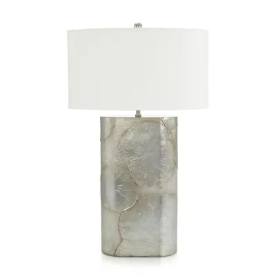 Silver Lotus Table Lamp