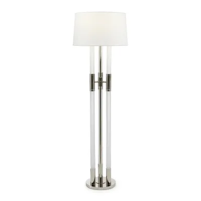 Troika Floor Lamp, Nickel