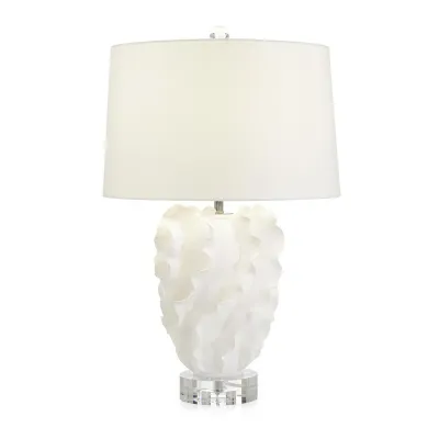 Balza Table Lamp, White