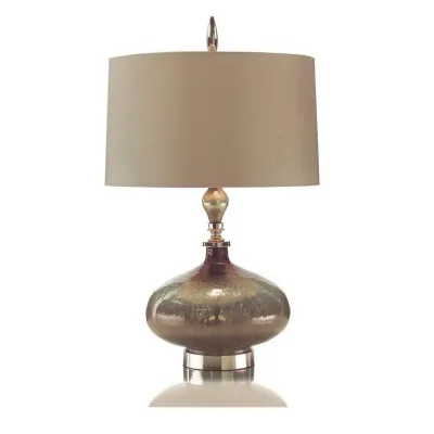 Rainwater on Glass Table Lamp