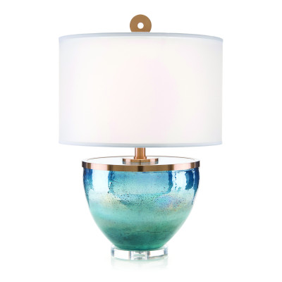 Islamorada Blue Glass Table Lamp