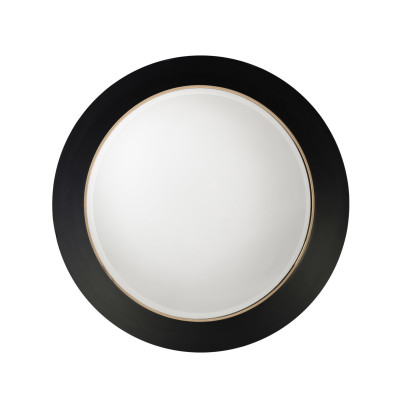 Portal Noir Large Round Mirror