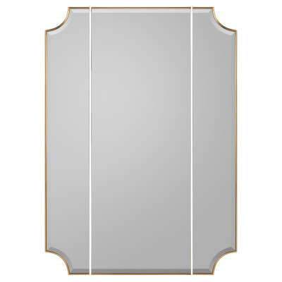 Moulin Triptych Rectangular Mirror