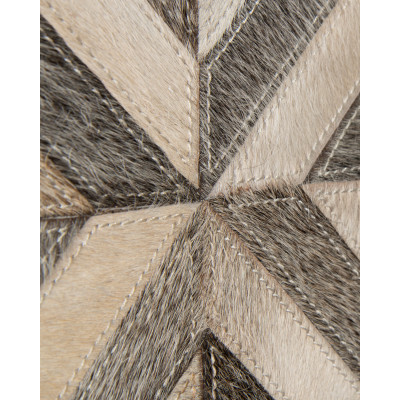 Hair on Hide Framed Rectangular Mirror