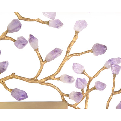 Budding Amethyst Rectangular Mirror