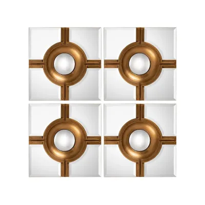 Reflections Square Mirrors (Set of Four)