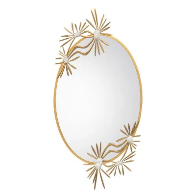 Starburst Oval Mirror
