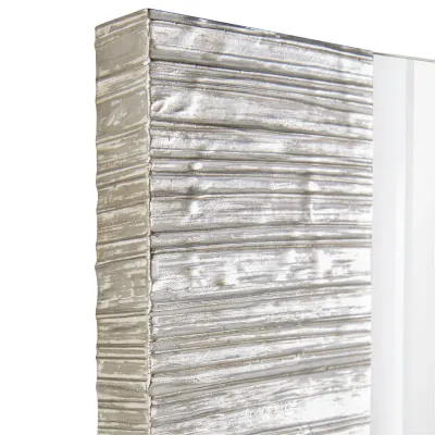 Silver Boundaries 60.25"H X 40.75"W X 2"D Rectangular Mirror