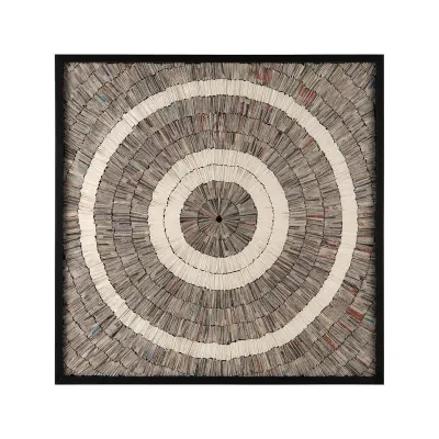 Mark McDowell's Perspective Paper Art 50"H X 50"W X 2"D