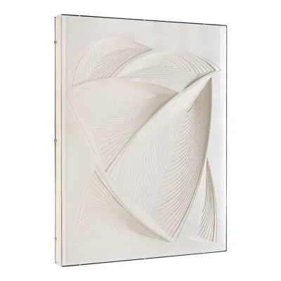 Tony Fey's White Aesthetic 40"H X 31.25"W X 3"D