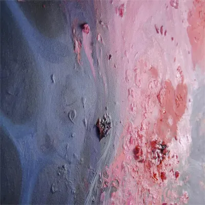 Teng Fei's Flamingo Waves 59"W x 59"H x 2"H