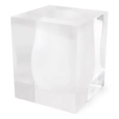 Bel Air Scoop Vase White