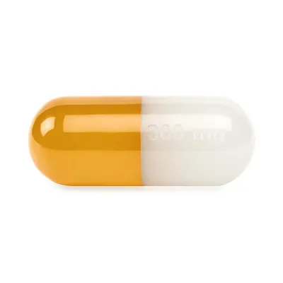 Medium Acrylic Pill - Orange