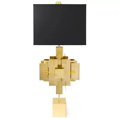 Puzzle Table Lamp Brass