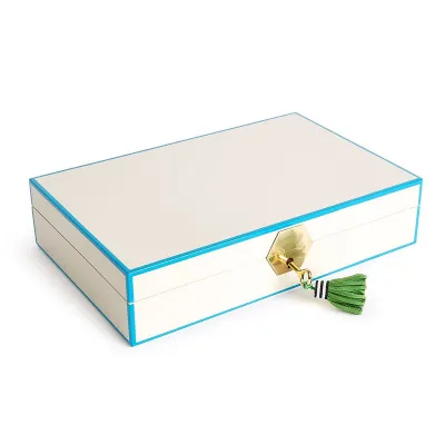 Lacquer Jewelry Box - White