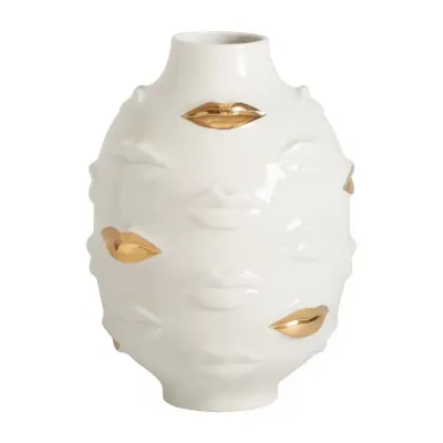 Gilded Gala Round Vase