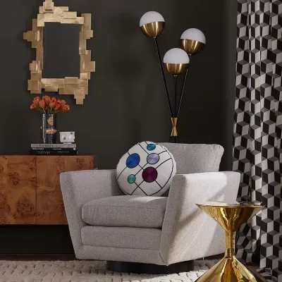 Puzzle Accent Rectangular Mirror
