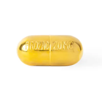 Brass Pill Box Prozac